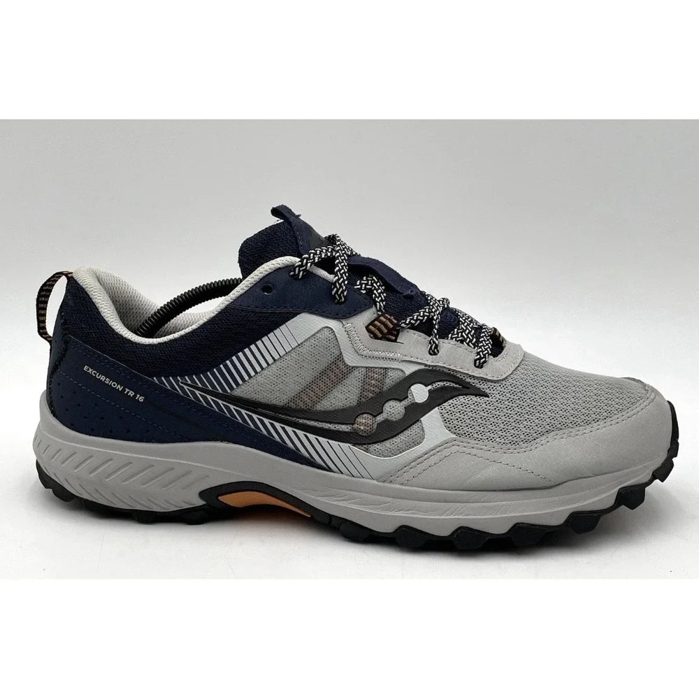 Saucony Excursion TR16 Mens Size 11.5 W Running Shoes Sneaker Gray Blue Tried On